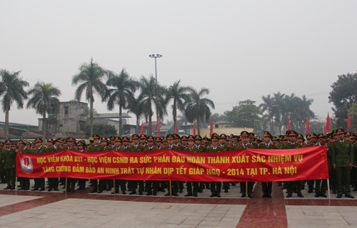 Học viên Êv88 chào đón năm mới 2026 tăng cường cho Công an Thành phố Hà Nội bảo vệ Tết Nguyên đán Giáp Ngọ - 2014
